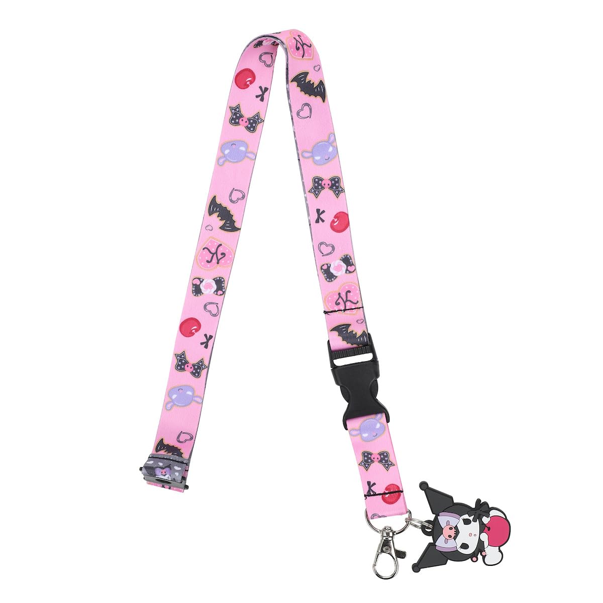 Amazon.com: Kuromi Cherries & Cookies 22-Inch Lanyard with Kuromi